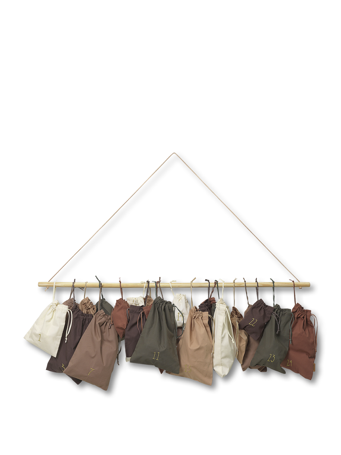 Cuenta atrás de Navidad – 24 bolsitas – Multicolor