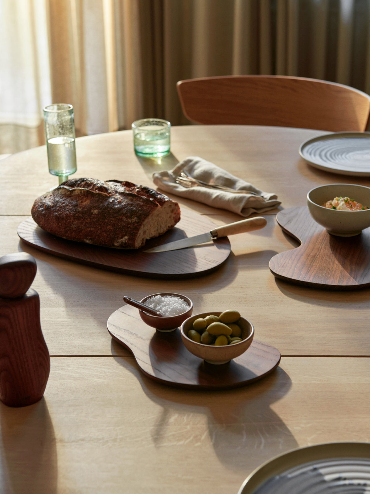 Tablas de cortar Cairn – Set de 3 – Marrón oscuro