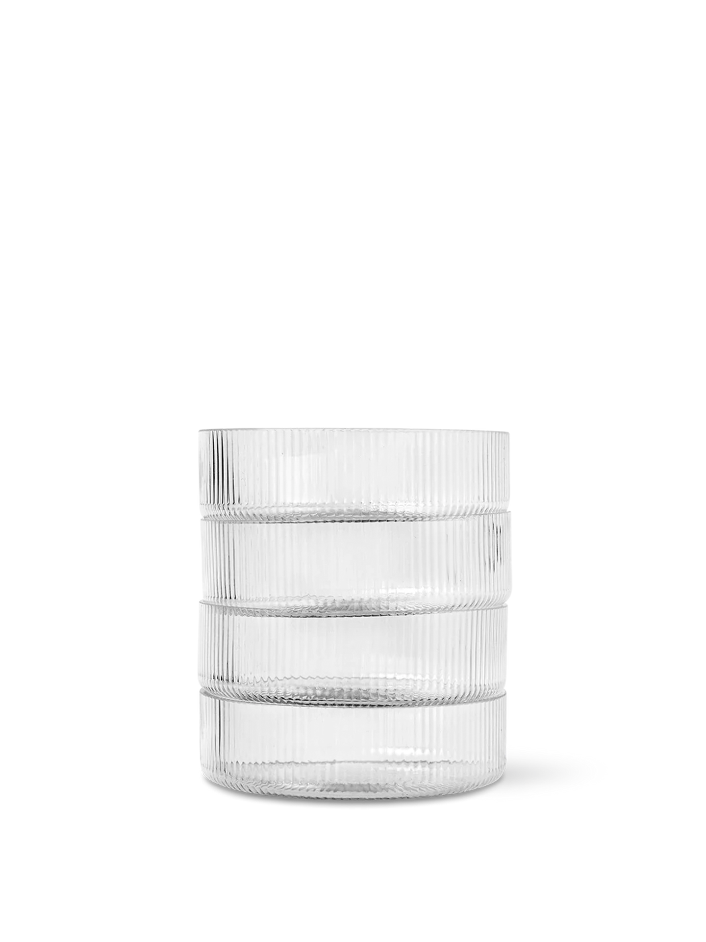 Cuencos para servir Ripple – Set de 4 – Rosa rubor
