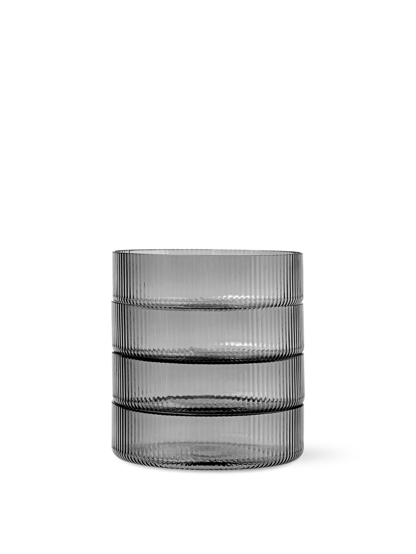 Cuencos para servir Ripple – Set de 4 – Rosa rubor