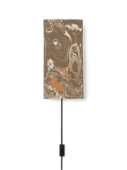 Lámpara de pared Argilla – Rectangular – Blanco mármol