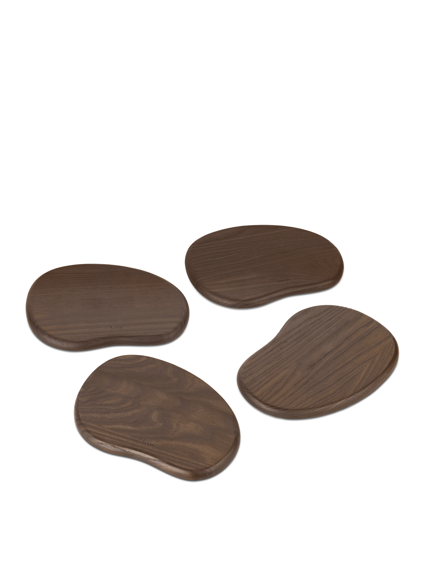 Tablas para mantequilla Cairn – Set de 4 – Marrón oscuro