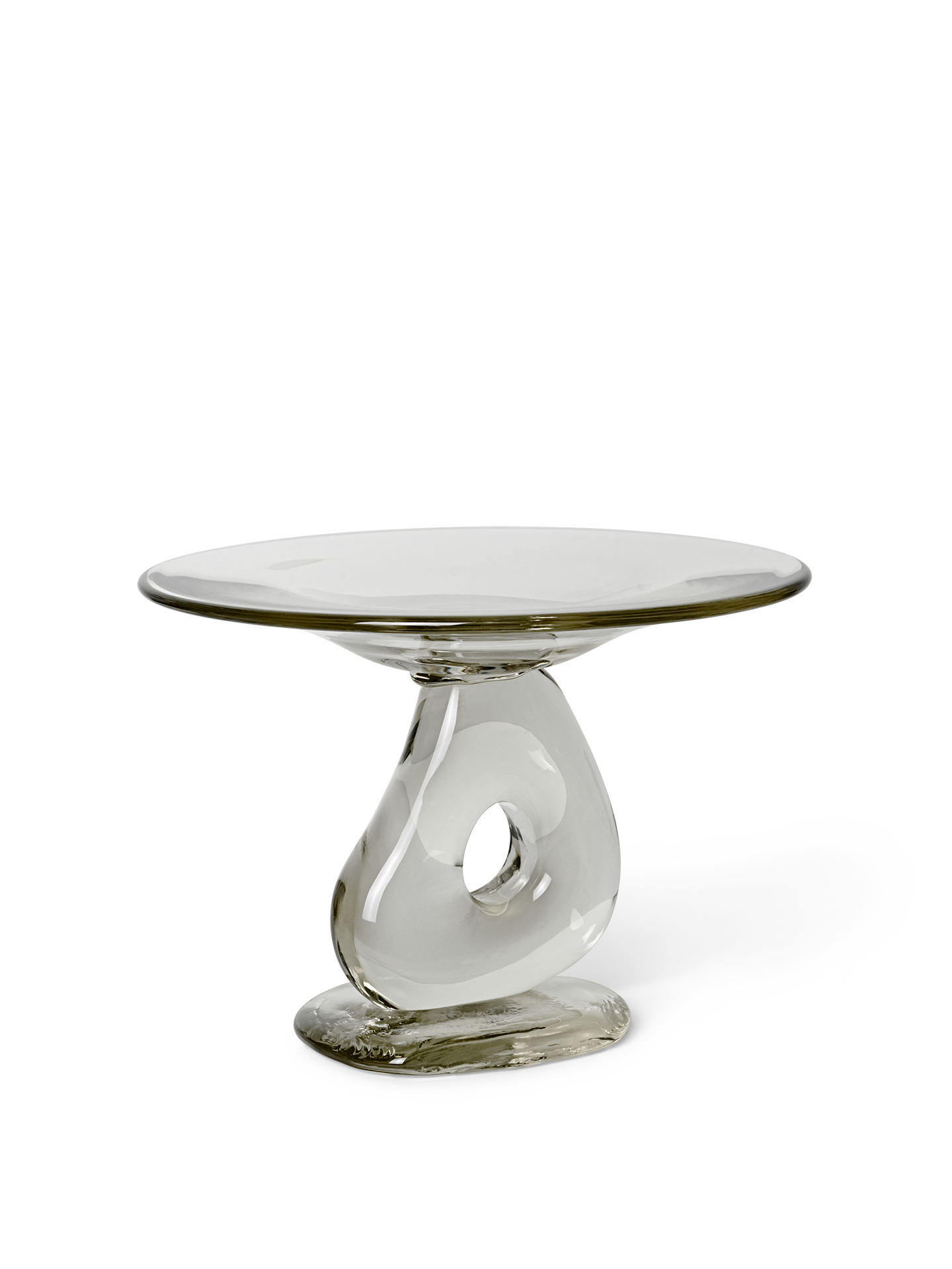 Centro de mesa de cristal Damo – Ø30 – Transparente