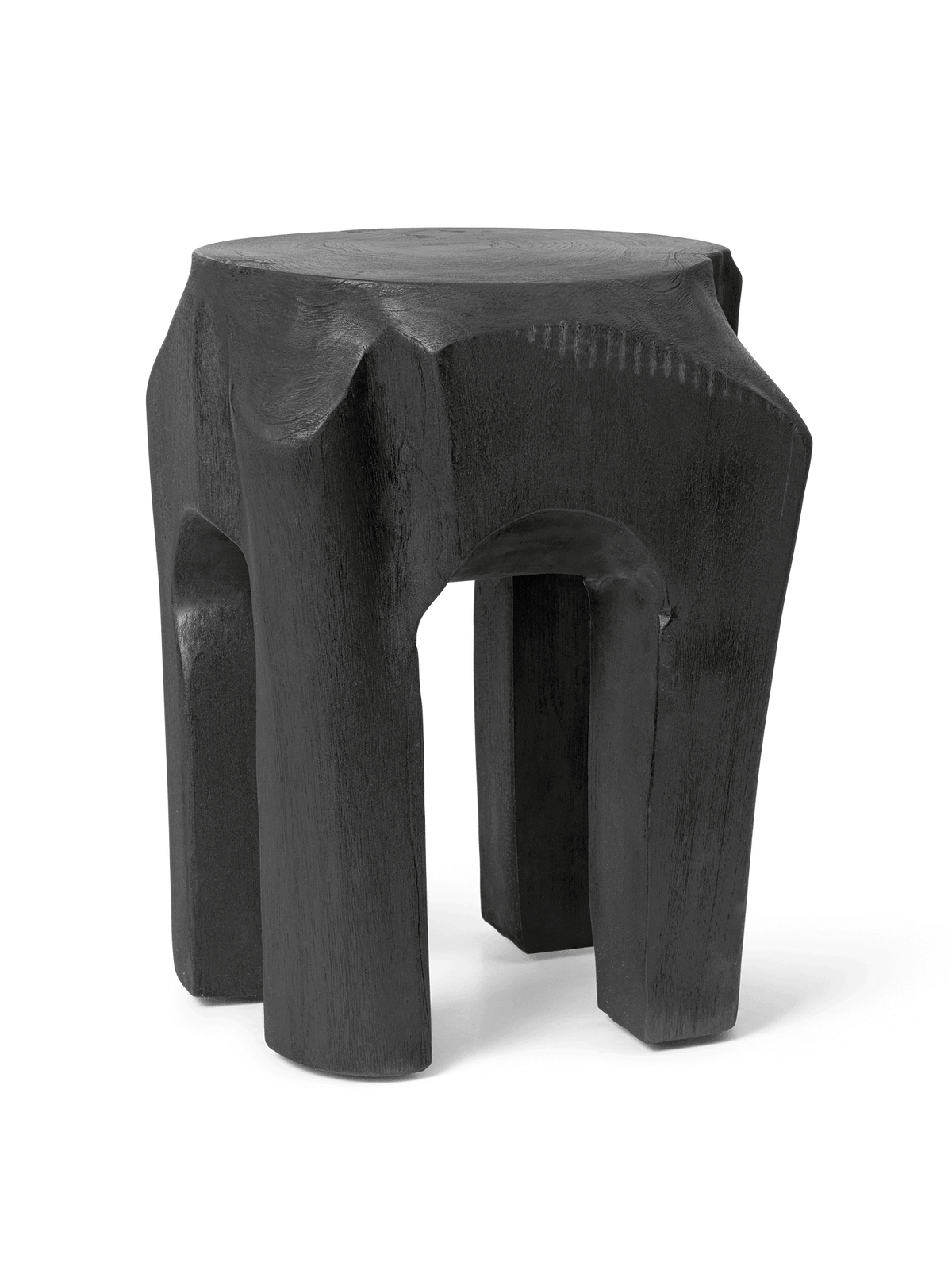 Taburete Root – Negro teñido