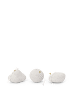 Adornos Snowball – Set de 3 – Blanco