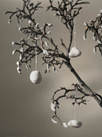 Adornos Snowball – Set de 3 – Blanco