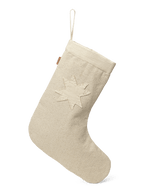 Calcetín navideño Vela – Natural