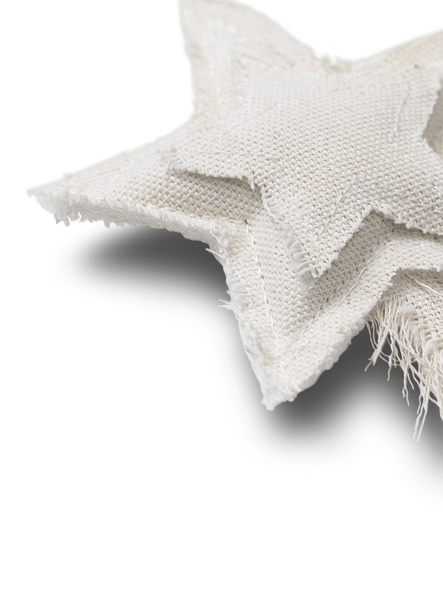 Adornos de Navidad Vela con estrella – Set de 4 – Natural