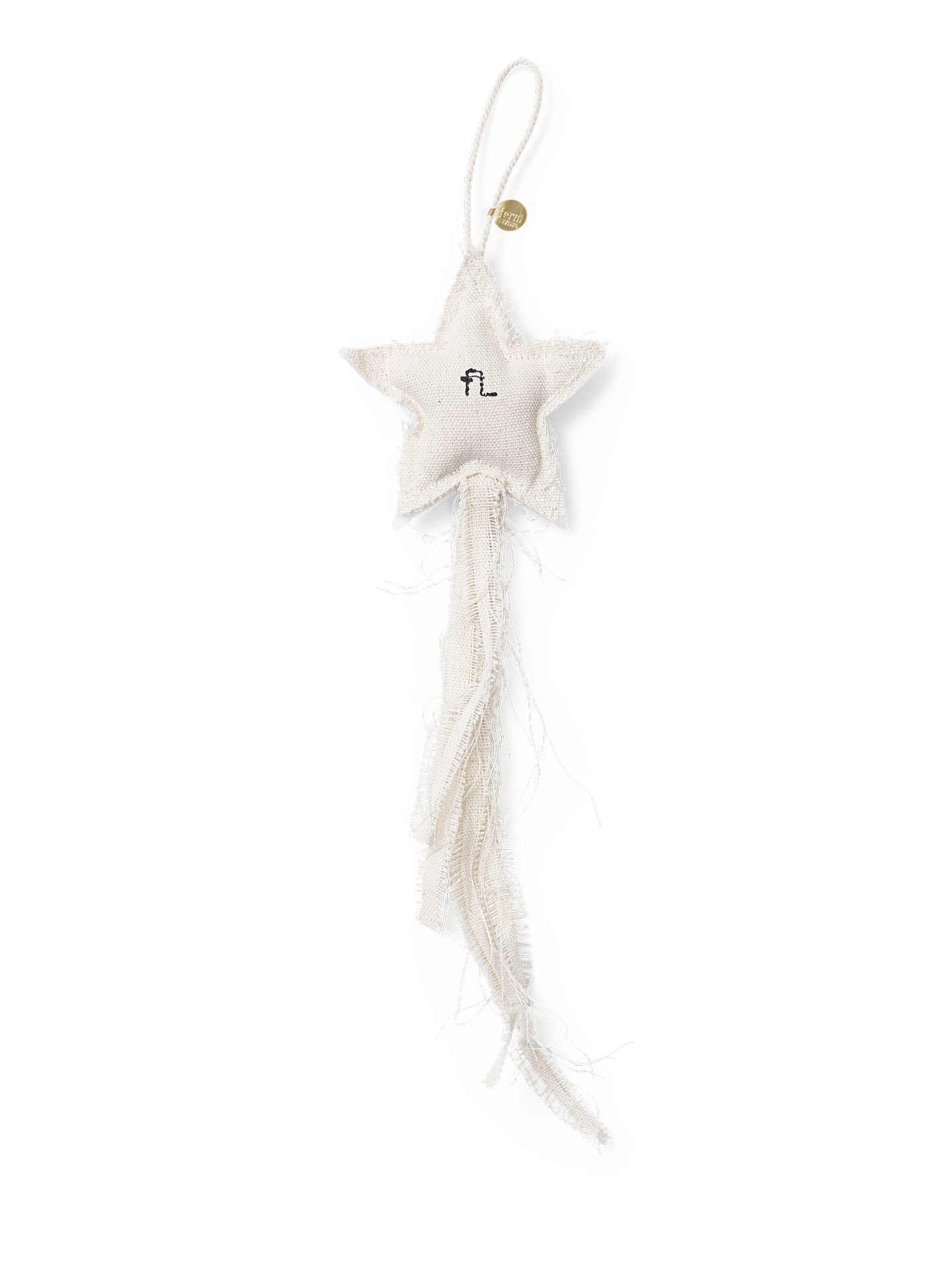 Adornos de Navidad Vela con estrella – Set de 4 – Natural