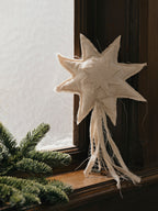 Estrella para la punta del árbol de Navidad Vela – Natural