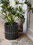 Maceta Pillar – Verde oscuro