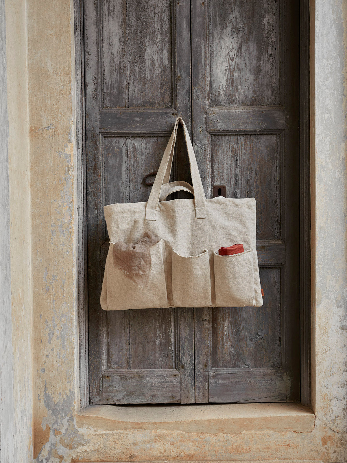 Bolsa de fin de semana Pocket – Blanco roto