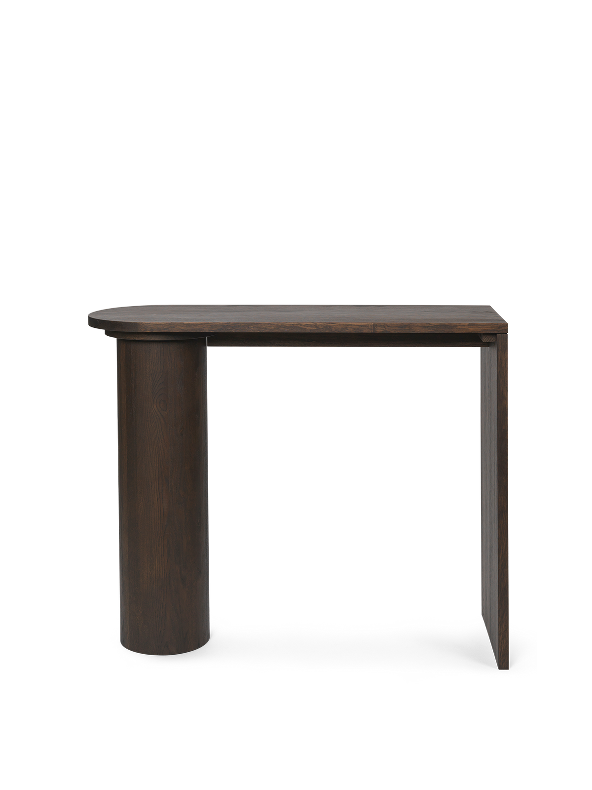 Mesa consola Pylo – Roble teñido en oscuro