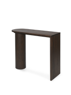 Mesa consola Pylo – Roble teñido en oscuro