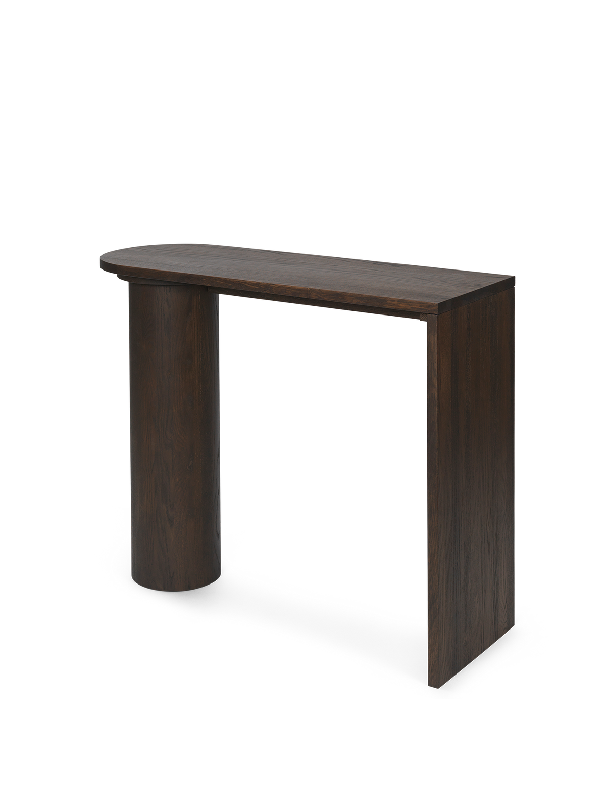 Mesa consola Pylo – Roble teñido en oscuro