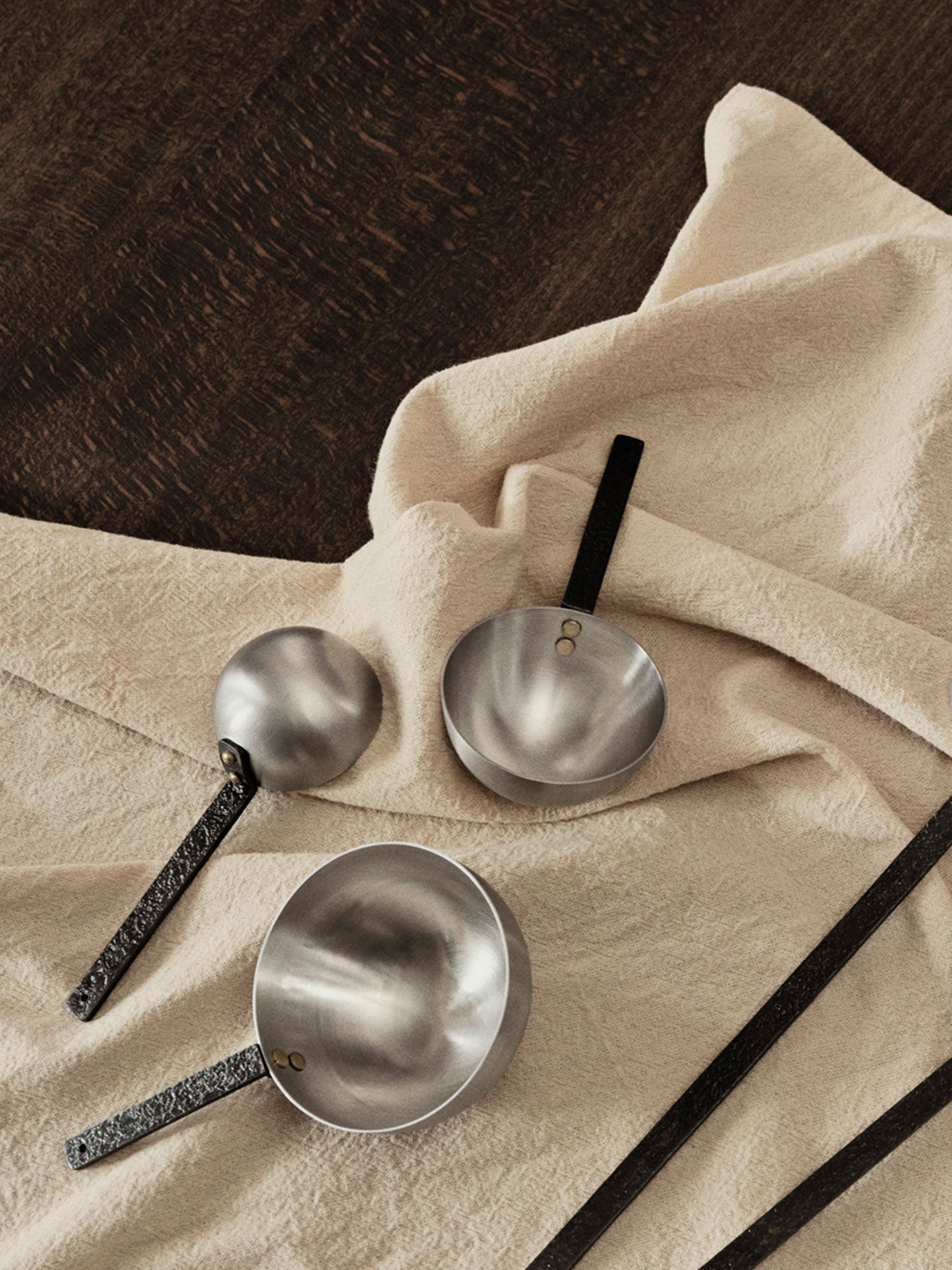 Cucharas medidoras Obra – Set de 3 – Acero inoxidable