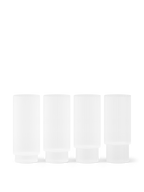 Vasos para combinados Ripple – Set de 4 – Rosa rubor