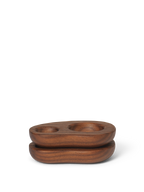 Huevera Cairn – Set de 2 – Marrón oscuro