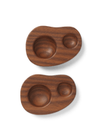 Huevera Cairn – Set de 2 – Marrón oscuro