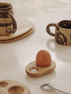 Huevera Cairn – Set de 2 – Marrón oscuro