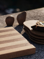 Salero y pimentero Cairn – Set de 2 – Marrón oscuro