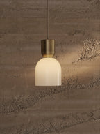 Collect – Pantalla Bell de vidrio opalino – Blanco