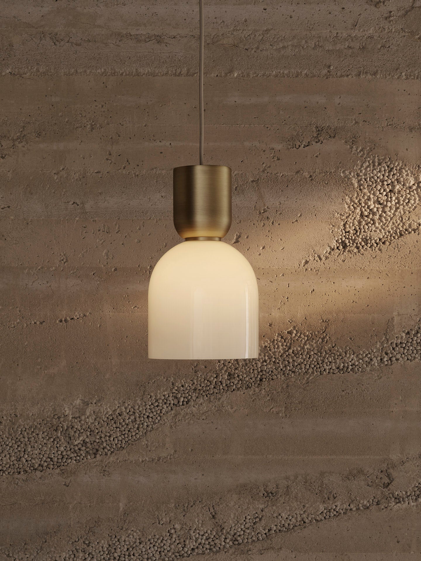 Collect – Pantalla Bell de vidrio opalino – Blanco