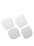 Posavasos Shard – Set de 4 – Espejo