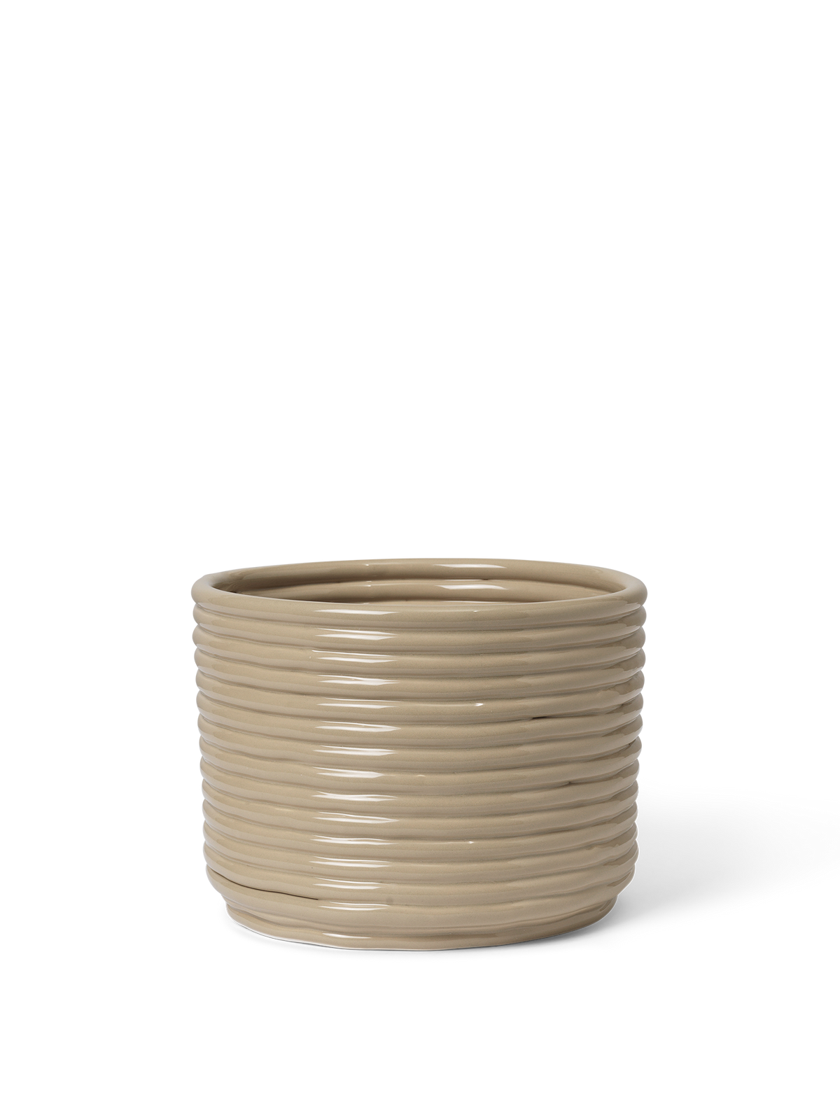 Maceta Corduroy – Marrón Algarroba