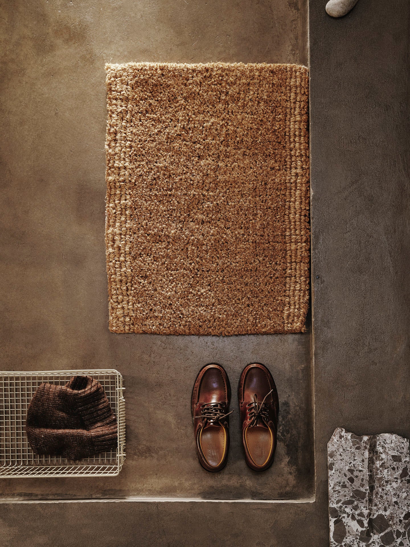 Felpudo de fibra de coco – 50 x 70 cm – Natural