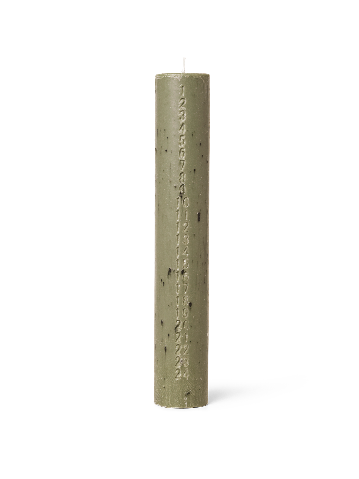 Vela de Adviento Mura – Verde alcachofa