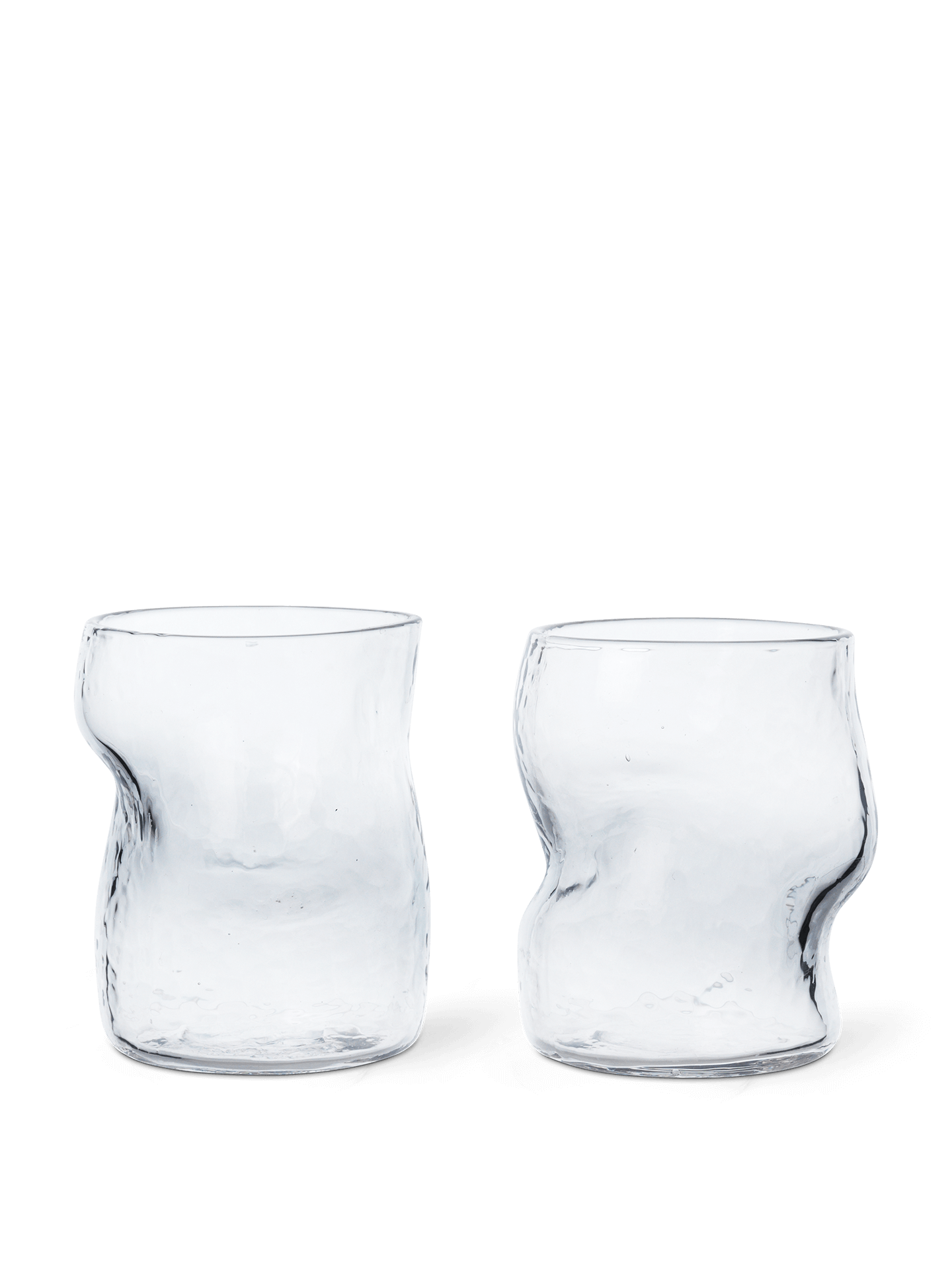 Vasos Dimple – Set de 2 – Transparente