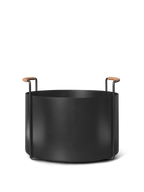 Cubo para leña Port – Negro
