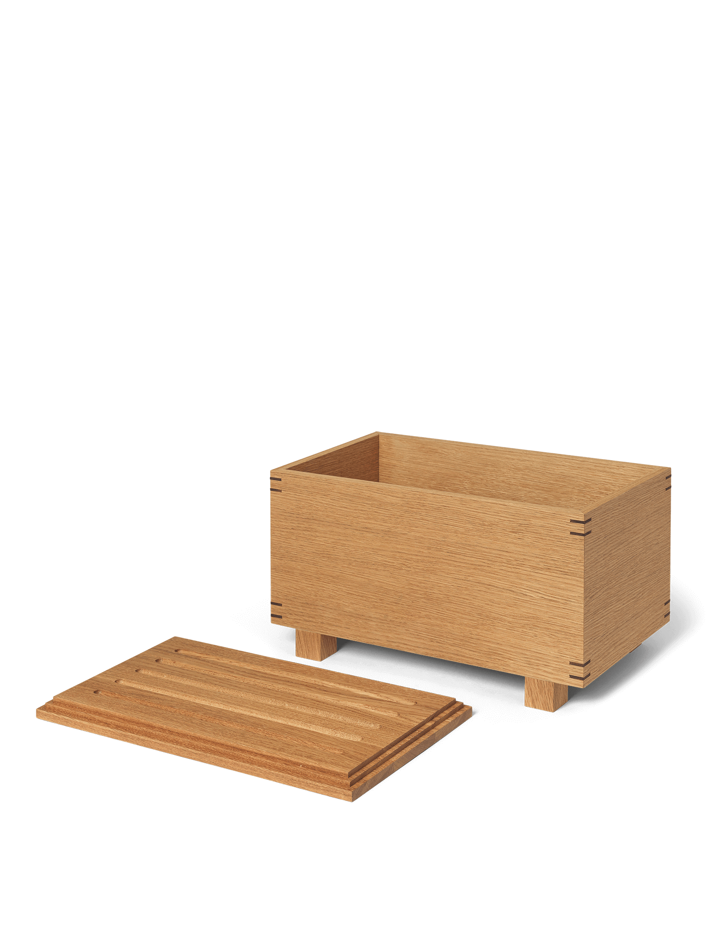 Caja de madera Bon – Roble aceitado