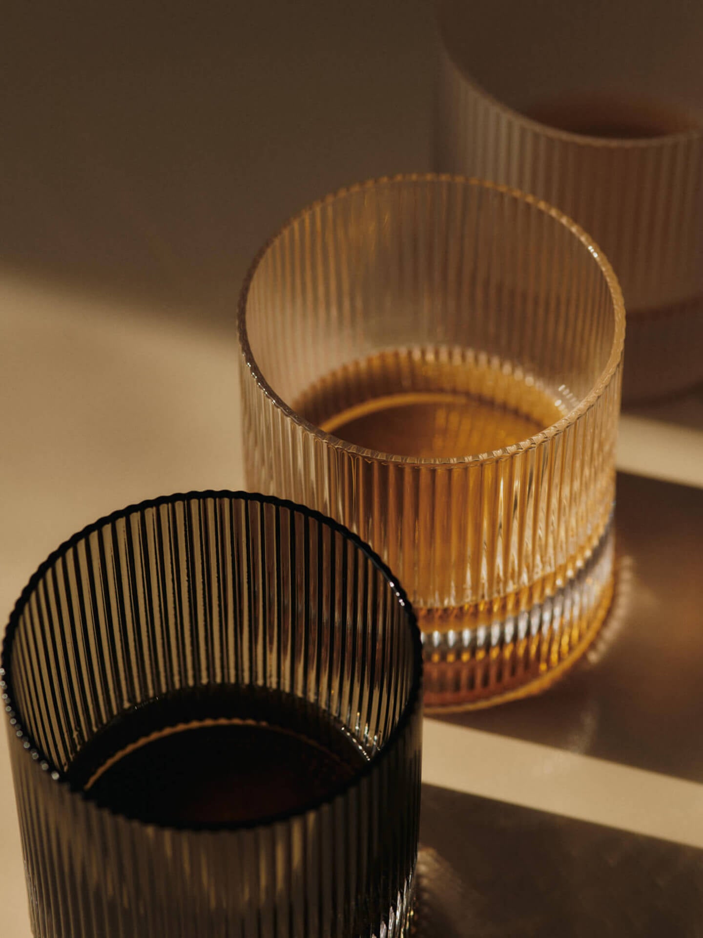 Vasos Tumbler Ripple – Set de 2 – Rosa rubor