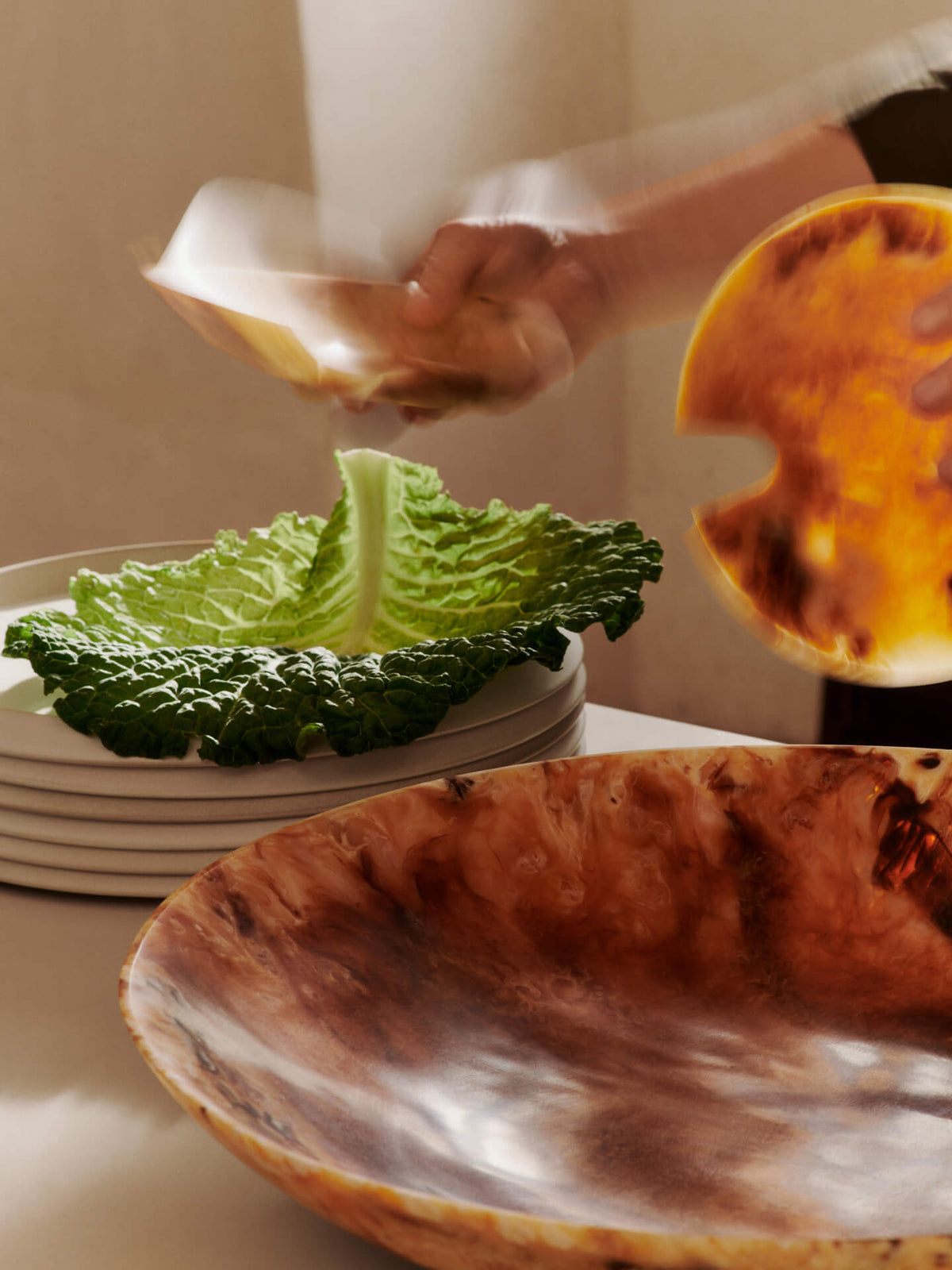 Servidores de ensalada Sol – Set de 2 – Sugar Kelp