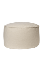 Puf de algodón Aun – D80 cm – Blanco roto