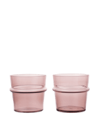Vasos bajos Boya – Set de 2 – Rosa empolvado