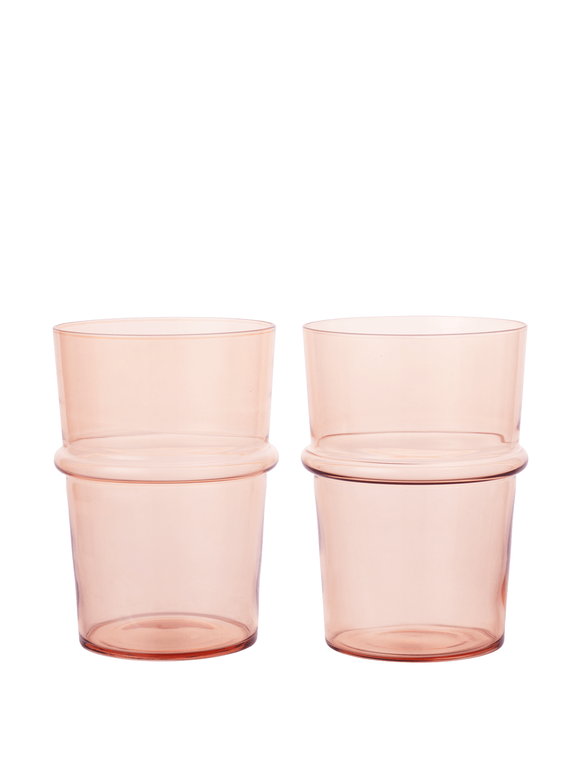 Vasos altos Boya – Set de 2 – Rosa empolvado