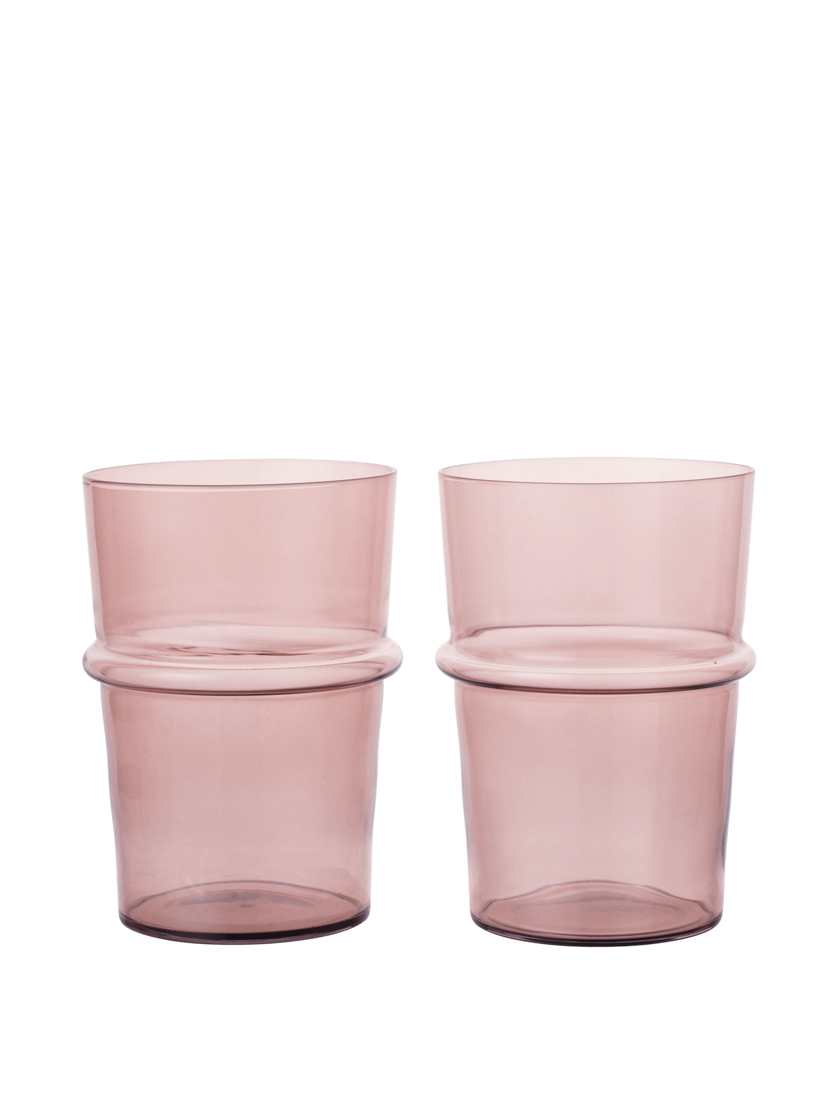 Vasos altos Boya – Set de 2 – Rosa empolvado