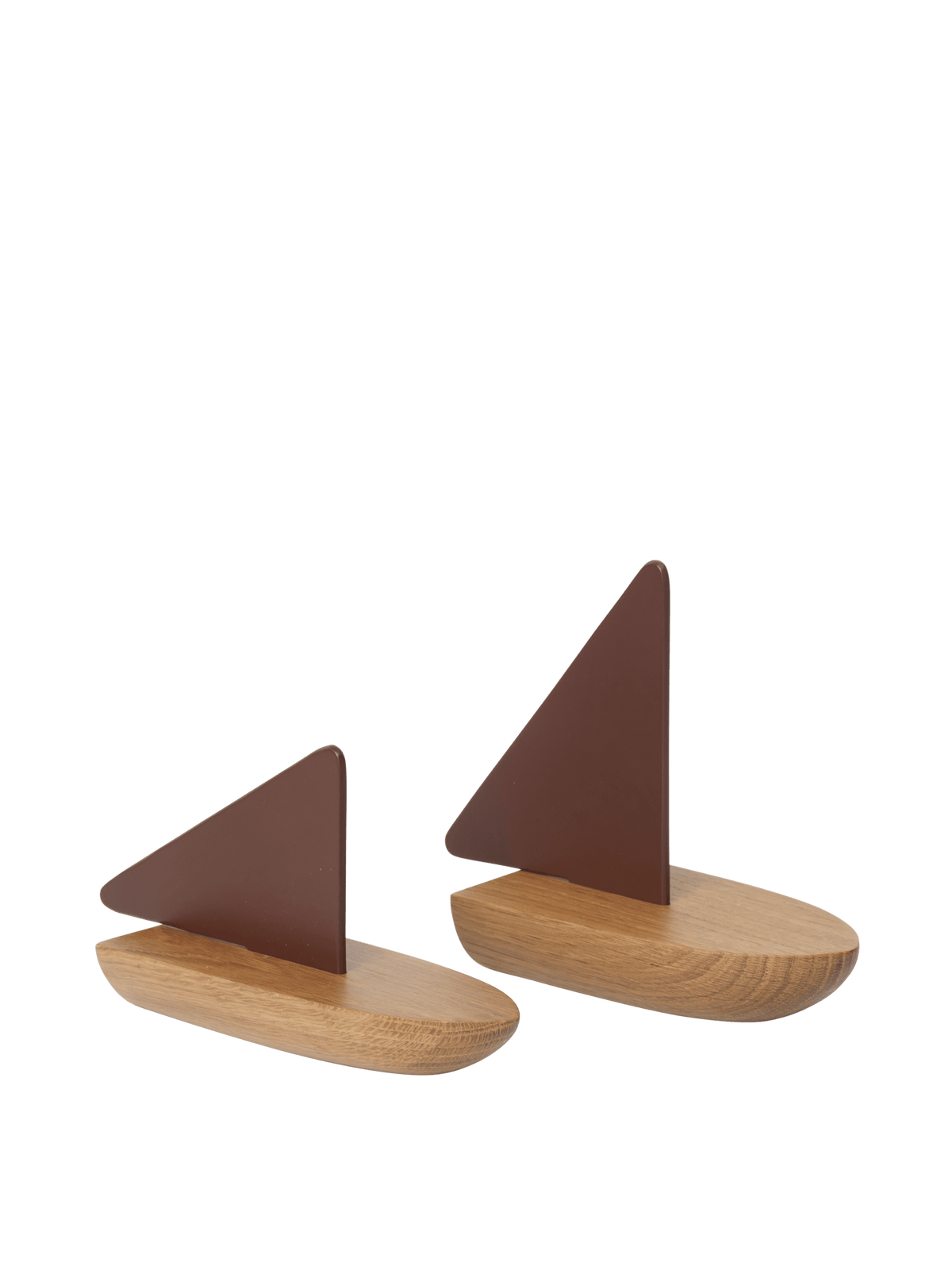 Barcas Opty – Set de 2 – Nogal oscuro/Roble