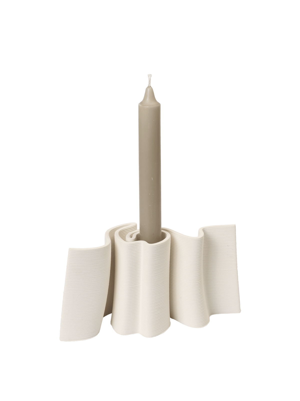 Portavelas Dedali – Blanco roto