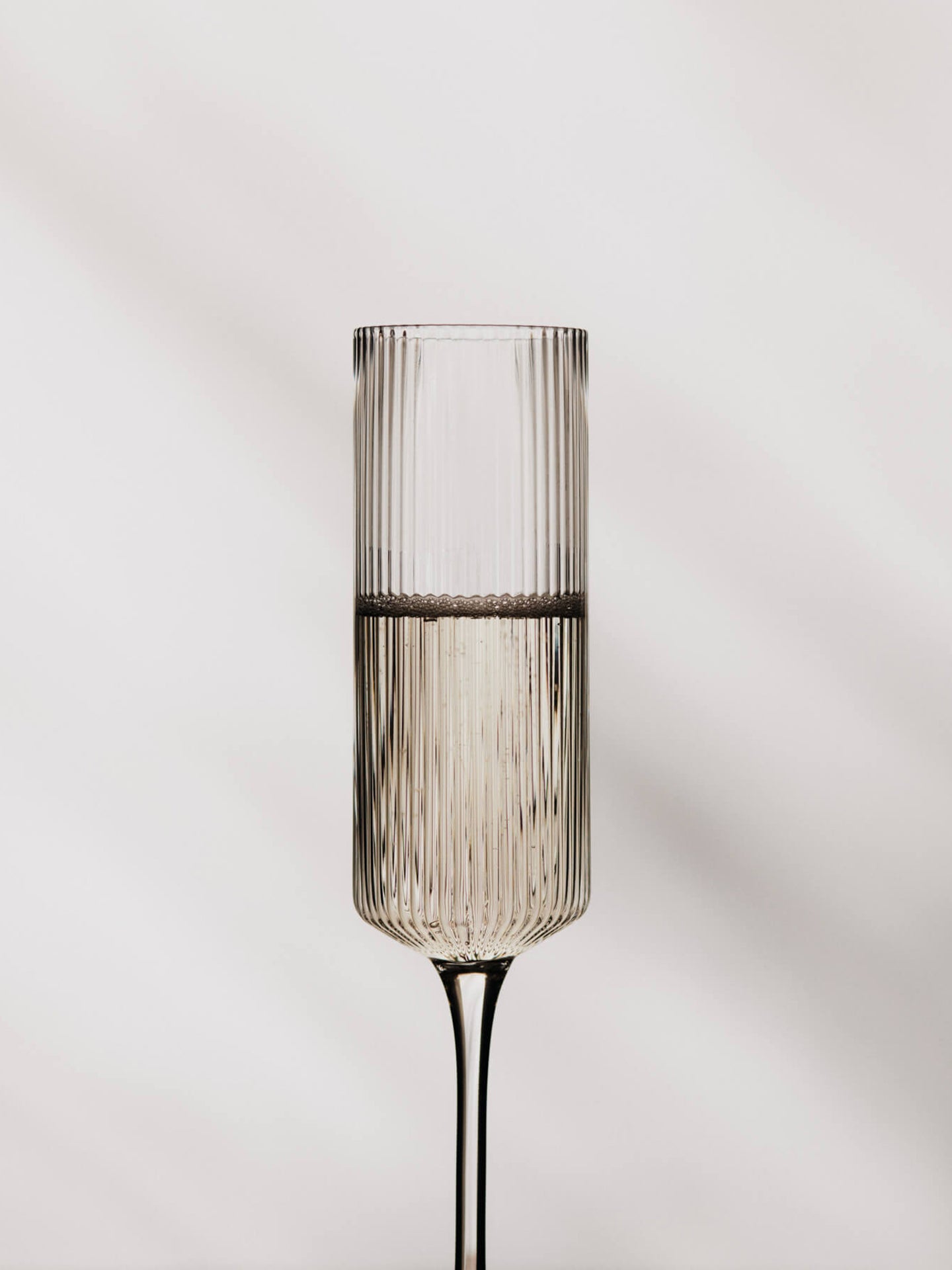 Copas de champán Ripple – Set de 2 – Transparentes
