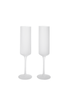 Copas de champán Ripple – Set de 2 – Transparentes