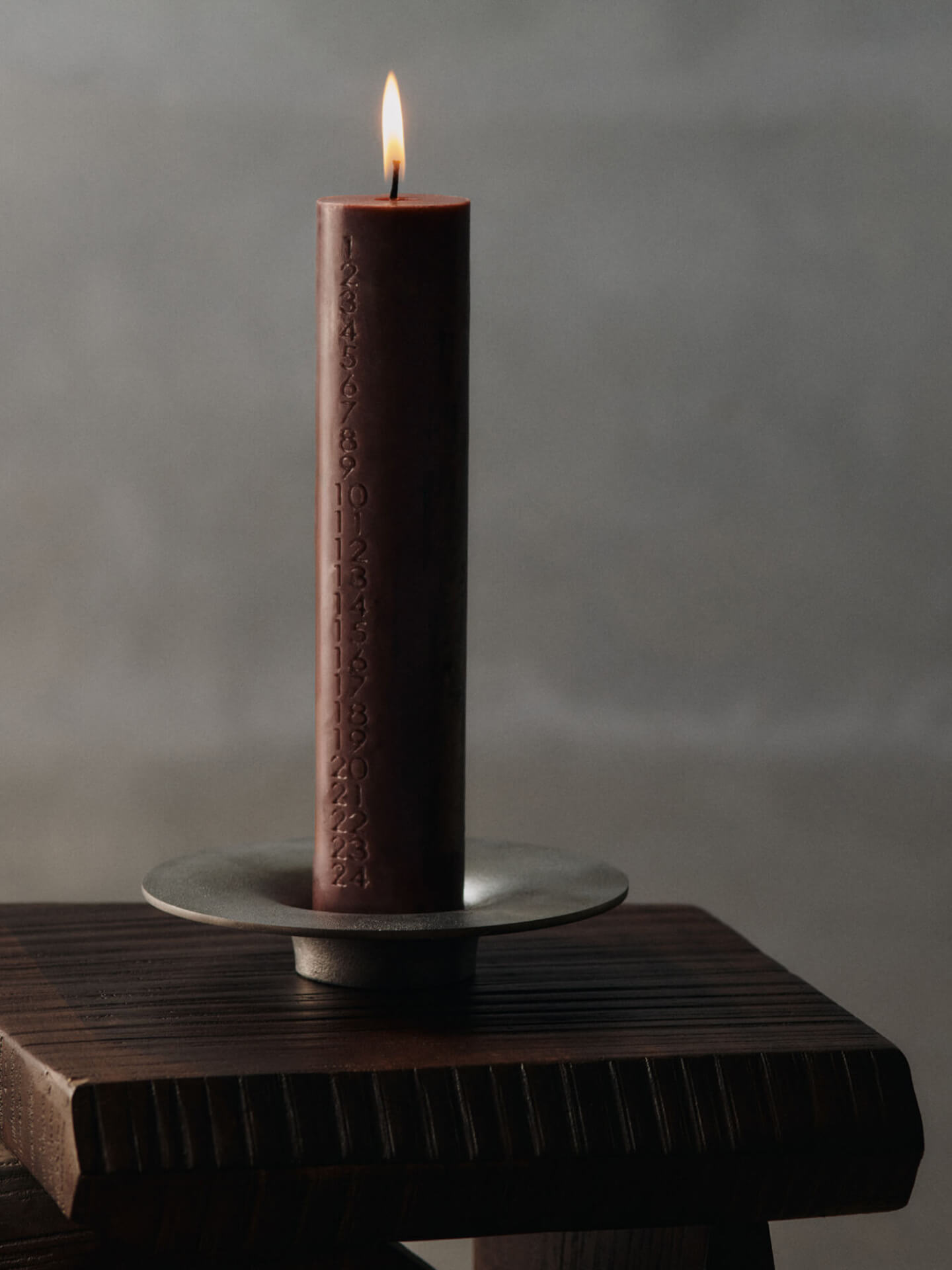 Vela de Adviento Mura – Verde alcachofa