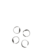 Anillas para servilletas Holly Leaf – Set de 4 – Latón negro