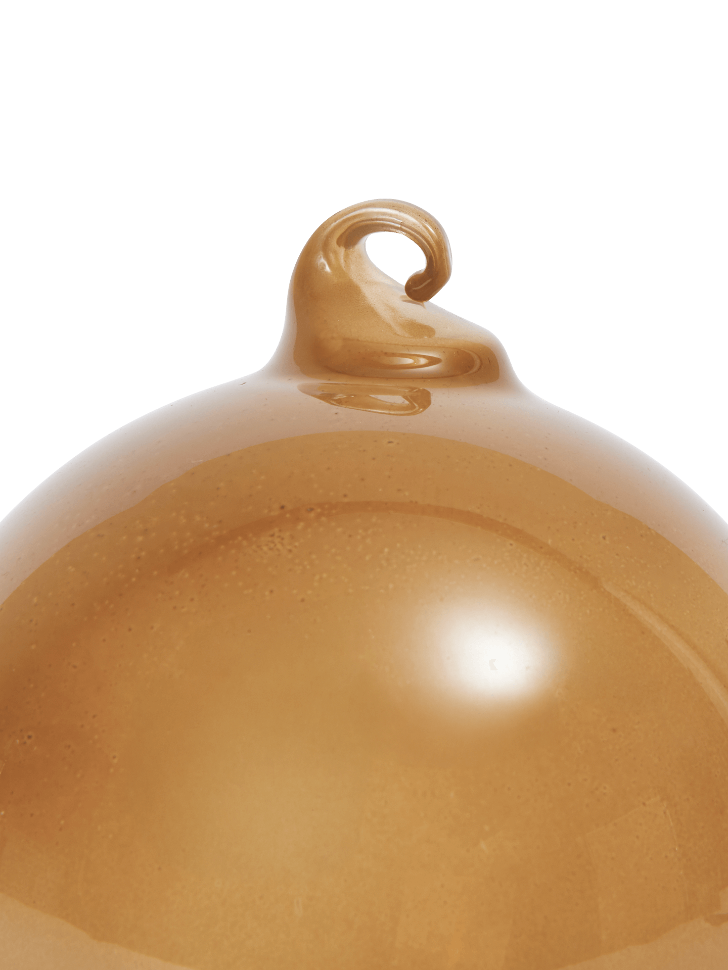 Bolas de Navidad de cristal – M – Set de 3 – Rosa opaco