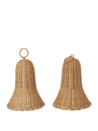 Campanas trenzadas – Set de 2 – Natural