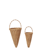Conos trenzados – Set de 2 – Natural