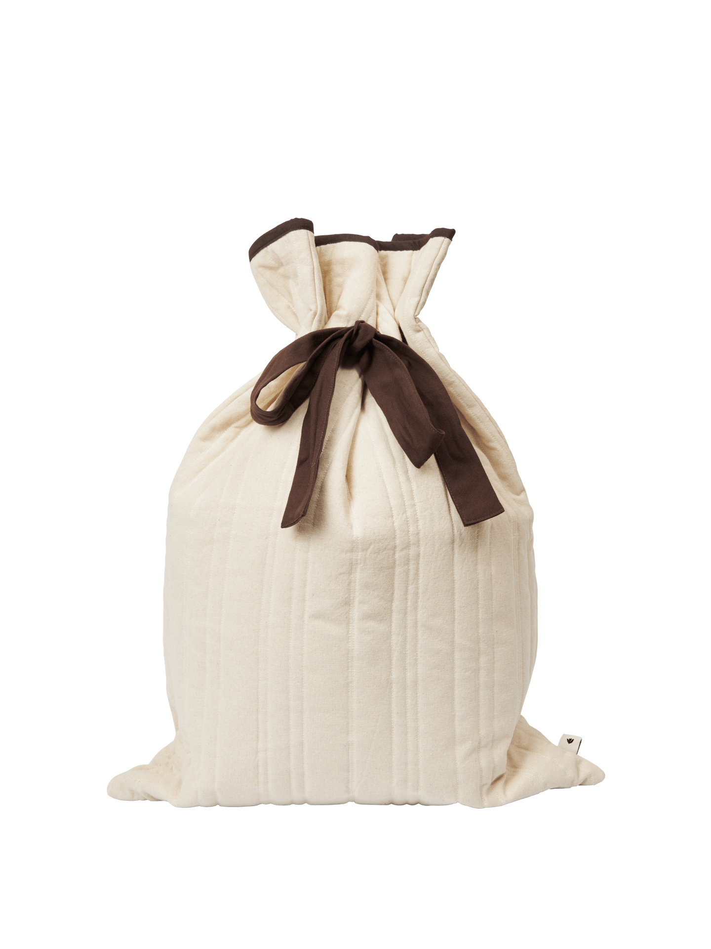 Saco navideño acolchado Vari – Algodón – Natural